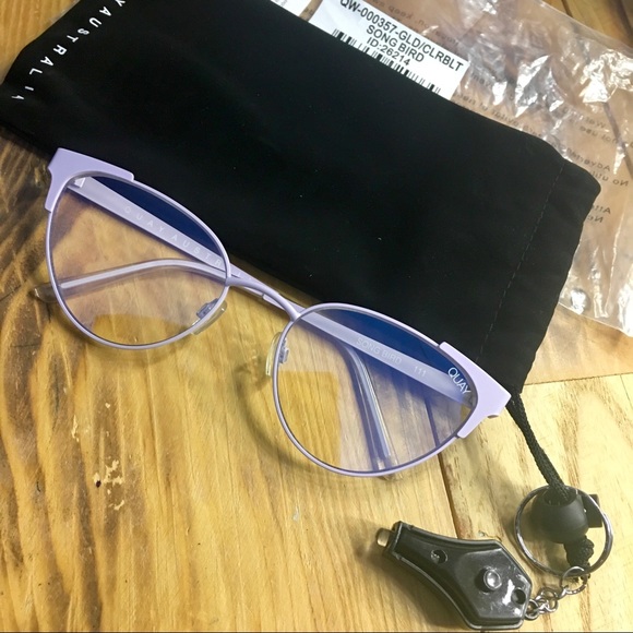QUAY 🦢 Songbird Blue Light Blockers NWT - Picture 2 of 3